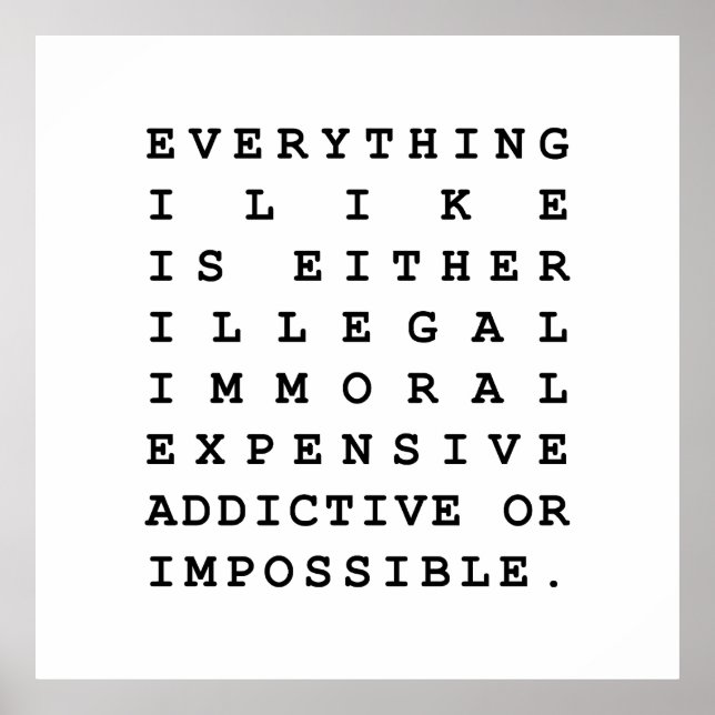 Affiche Tout ce que j'aime (Devant)