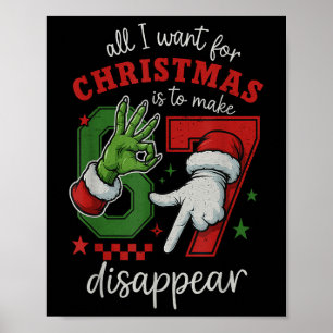 Affiche Tout ce que je veux pour Noël, c'est faire dispara
