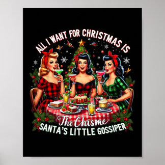 Affiche Tout Ce Que Je Veux Pour Noël, C'Est Le Chisme Gir