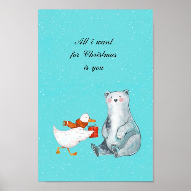 Affiche Tout ce que je veux pour Noël, c'est toi (Devant)