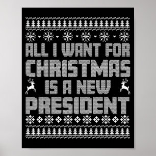 Affiche Tout ce que je veux pour Noël, c'est un nouveau pr