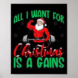 Affiche Tout ce que je veux pour Noël est des gains de mus
