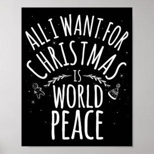 Affiche Tout ce que je veux pour Noël est un T Shirt pour