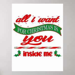 Affiche Tout ce que je veux pour xmas c'est toi