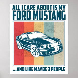 Affiche Tout ce qui compte pour moi est ma Pontiac Gto et