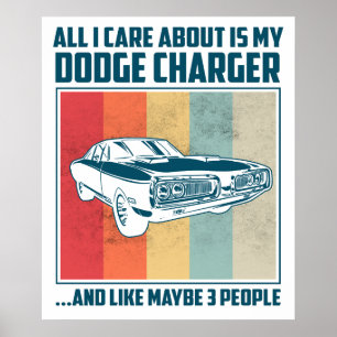Affiche Tout ce qui m'importe est ma Pontiac Gto et comme