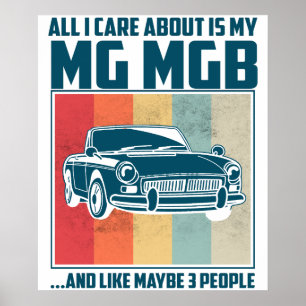 Affiche Tout ce qui m'importe est ma Pontiac Gto et comme
