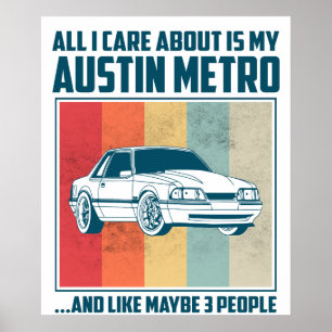 Affiche Tout ce qui m'importe est ma Pontiac Gto et comme