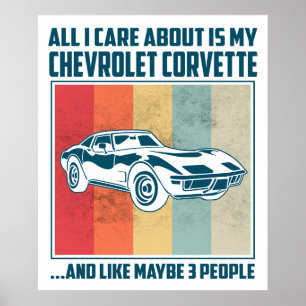 Affiche Tout ce qui m'importe est ma Pontiac Gto et comme