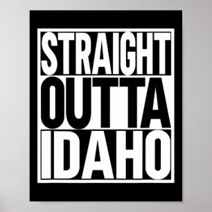 Affiche Tout droit d'Idaho