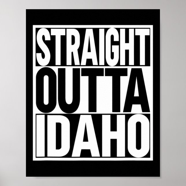 Affiche Tout droit d'Idaho  (Devant)