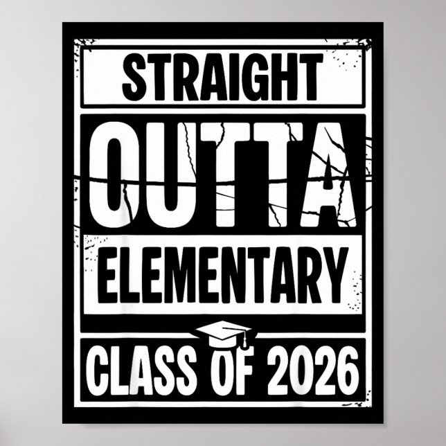 Affiche Tout droit sorti de la promotion 2026 du primaire (Devant)