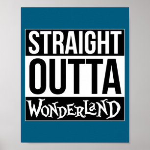 Affiche Tout droit sorti de Wonderland Mad Hatter manches
