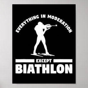 Affiche Tout en modération sauf biathlon biathlète