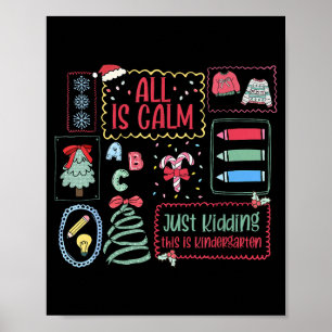 Affiche Tout est calme, je plaisante, c'est la maternelle