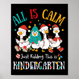Affiche Tout est calme, juste en plaisantant, c'est Noël d