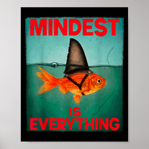 Affiche Tout est dans l'état d'esprit Citation Motivationn
