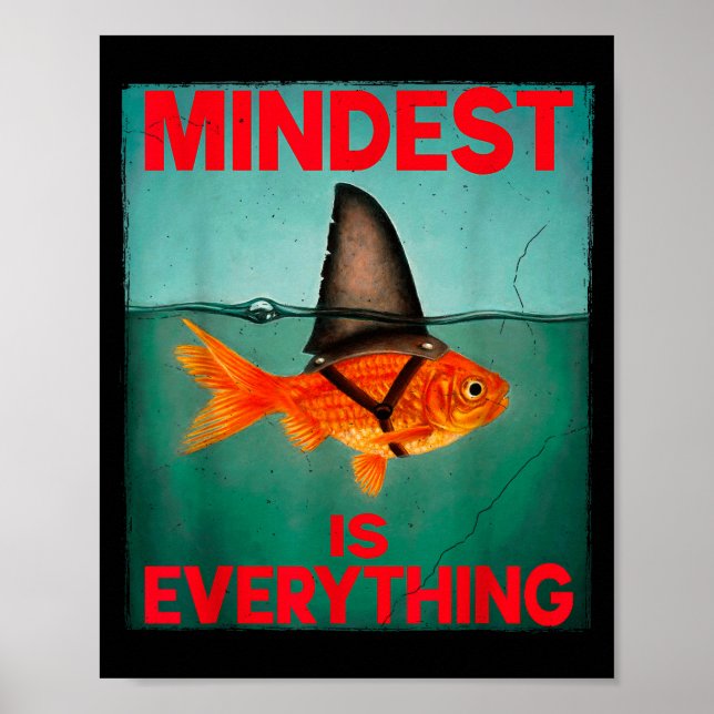 Affiche Tout est dans l'état d'esprit Citation Motivationn (Devant)