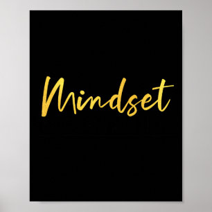 Affiche Tout est état d'esprit Citation Inspirante Motivat