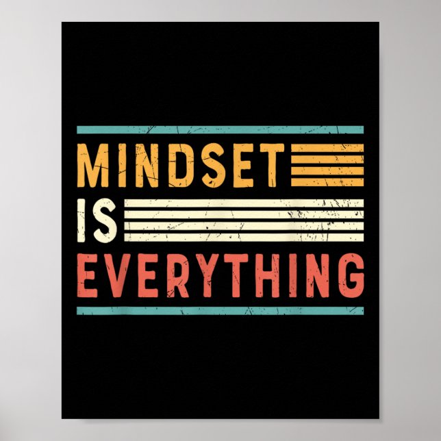 Affiche Tout Est L'Esprit Inspirationnel Motivation D'Espr (Devant)