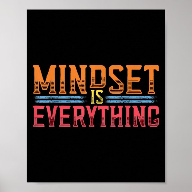 Affiche Tout Est L'Esprit Inspirationnel Motivation D'Espr (Devant)