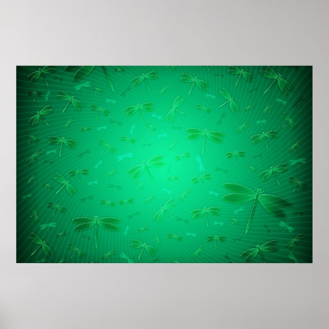 Affiche Tout est plein de libellules (Devant)