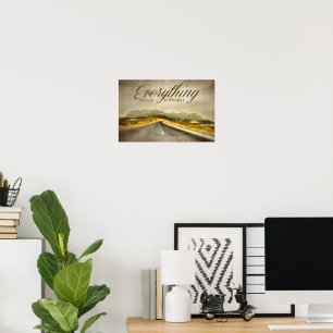 Affiche "Tout est possible" Motivation Affirmation