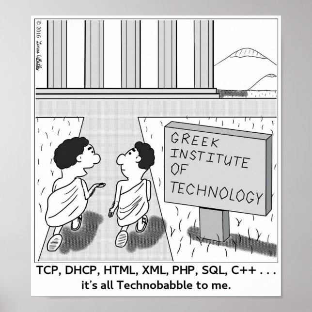 Affiche Tout est Technobabble pour moi (Devant)