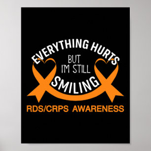 Affiche Tout fait mal Je suis toujours souriant Rsd Crps A