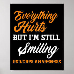 Affiche Tout fait mal Je suis toujours souriant Rsd Crps A