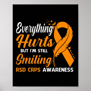 Affiche Tout fait mal Je suis toujours souriant Rsd Crps A