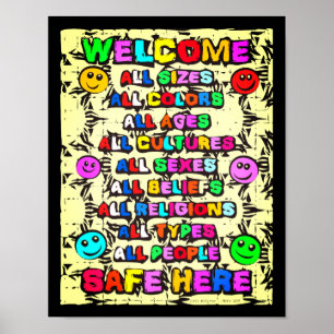 Affiche Tout ici en sécurité ~ Accueil lumineux