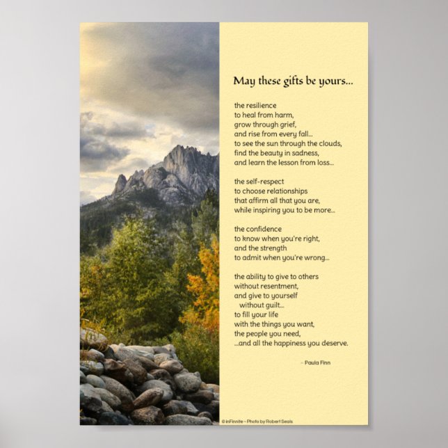 Affiche Tout le bonheur que vous méritez...Poster (Devant)