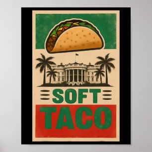 Affiche Tout Le Monde Aime Les Tacos ! Allez Taco ! Soft T