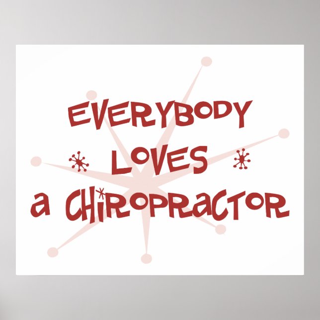 Affiche Tout Le Monde Aime Un Chiropraticien (Devant)