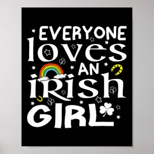 Affiche Tout le monde aime une fille irlandaise St Patrick