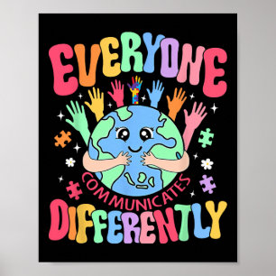 Affiche Tout Le Monde Communique Différents Enseignant De