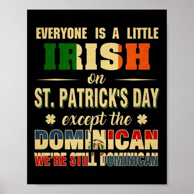Affiche Tout le monde est la petite Saint Patrick irlandai (Devant)