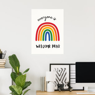 Affiche Tout le monde est le bienvenu ici