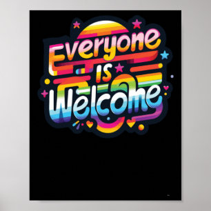 Affiche Tout le monde est Welcome Sticker1