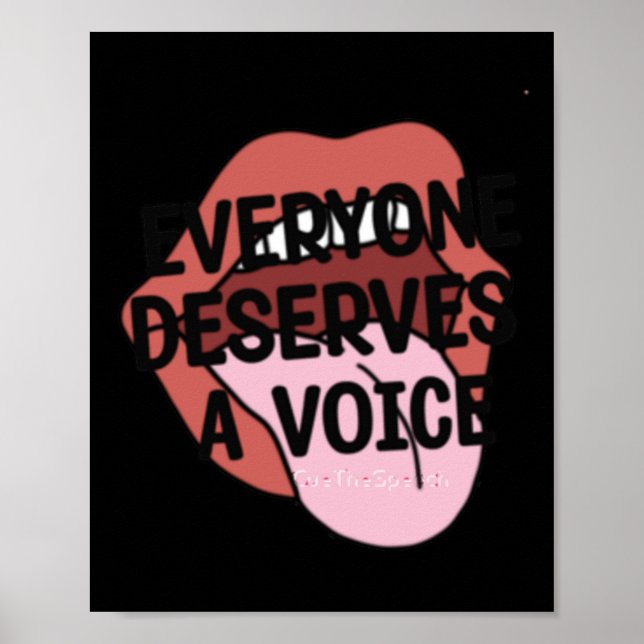 Affiche Tout Le Monde Mérite Un Sticker Voix (Devant)