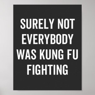 Affiche Tout Le Monde N'Était Certainement Pas Kung Fu En