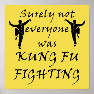 Affiche Tout Le Monde N'Était Pas Kung Fu Combattez