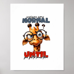 Affiche Tout le monde semble normal jusqu'à ce que vous le