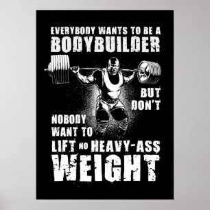 Affiche Tout Le Monde Veut Être Un Bodybuilder - Ronnie Gy