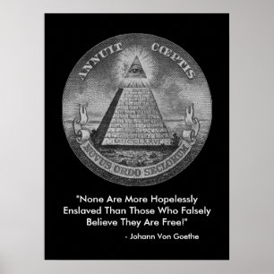 Affiche Tout l'oeil voyant de l'affiche d'Illuminati