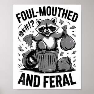 Affiche Tout-Petit Grossier & Raton Laveur Sauvage Mèm