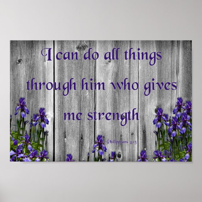 Affiche Tout, Philippiens 4:13 (Devant)