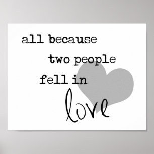 Affiche tout simplement parce que deux personnes sont tomb