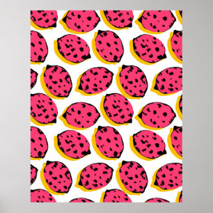 Affiche tout sur citron motif abstrait, art, arrière - pla